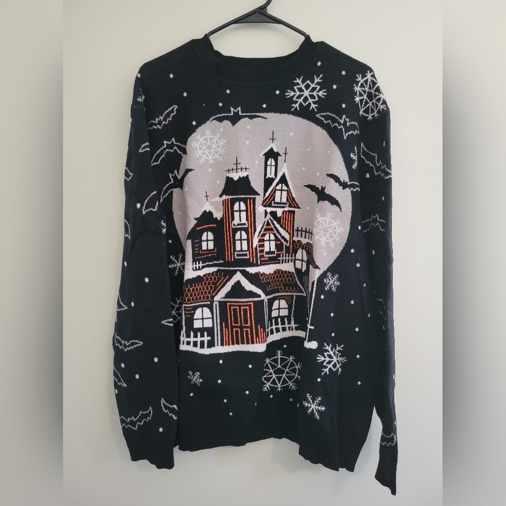 FOXBLOOD Haunted House Holida Sweater